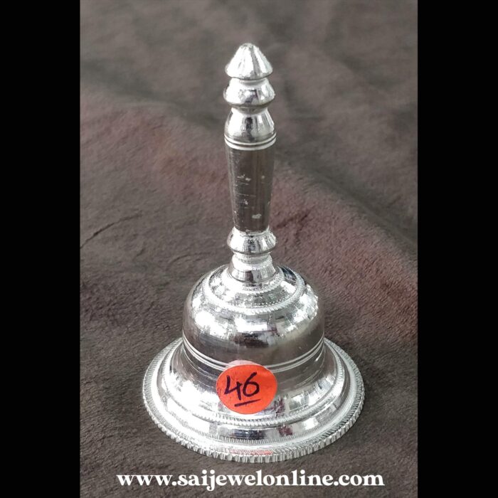 g3 Silver Temple Bell / Ghanti Diwali Collection - Image 1