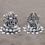 Silver Laxmi Ganesh Ji Idol Diwali Collection