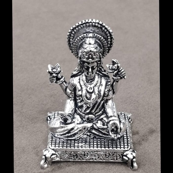 Silver Laxmi Ji Idol Diwali Collection - Image 1