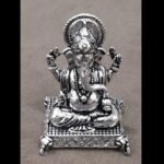 Silver Antique Ganpati Idol Diwali Collection