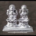 Silver Lakshmi Ganesh ji Idol Diwali Collection