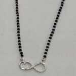 925 Sterling Silver Infinity Mangalsutra  Pendant With Chain | Gift for Women and Girls