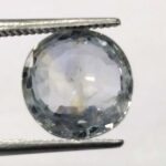 Ceylon Blue Sapphire 3.70 ct / 4.05 Ratti   | Ceyloni Neelam with Certificate |  Round Shape Cut