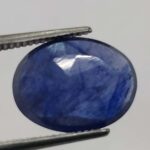 Bangkok Blue Sapphire 3.40 ct / 3.77 Ratti   | Ceyloni Neelam with Certificate |  Oval Cut - Image 2