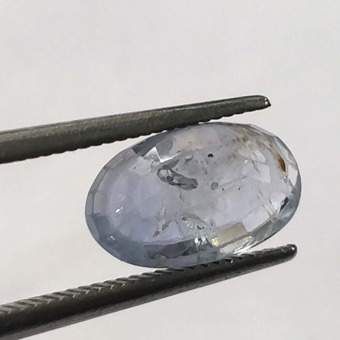 Ceylon Blue Sapphire 2.86 ct / 3.17 Ratti   | Ceyloni Neelam with Certificate |  Oval Cut - Image 2