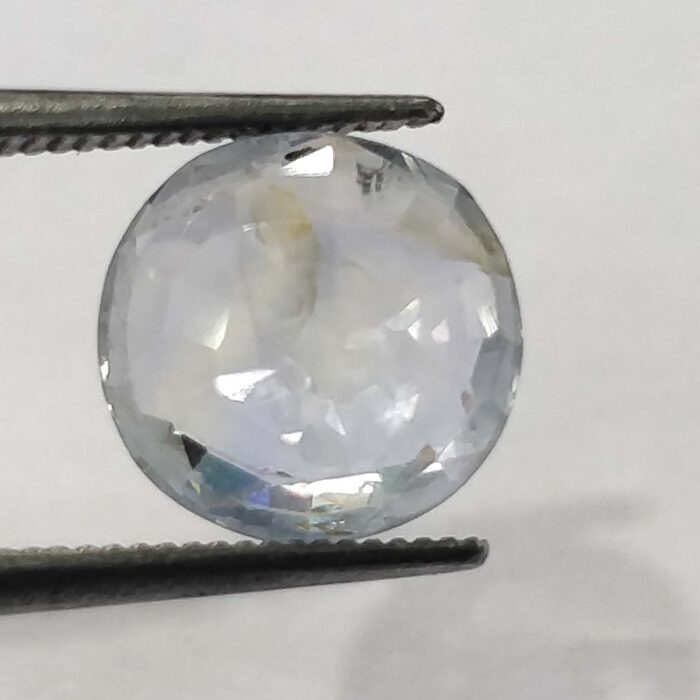 Ceylon Blue Sapphire 3.70 ct / 4.05 Ratti   | Ceyloni Neelam with Certificate |  Round Shape Cut - Image 2