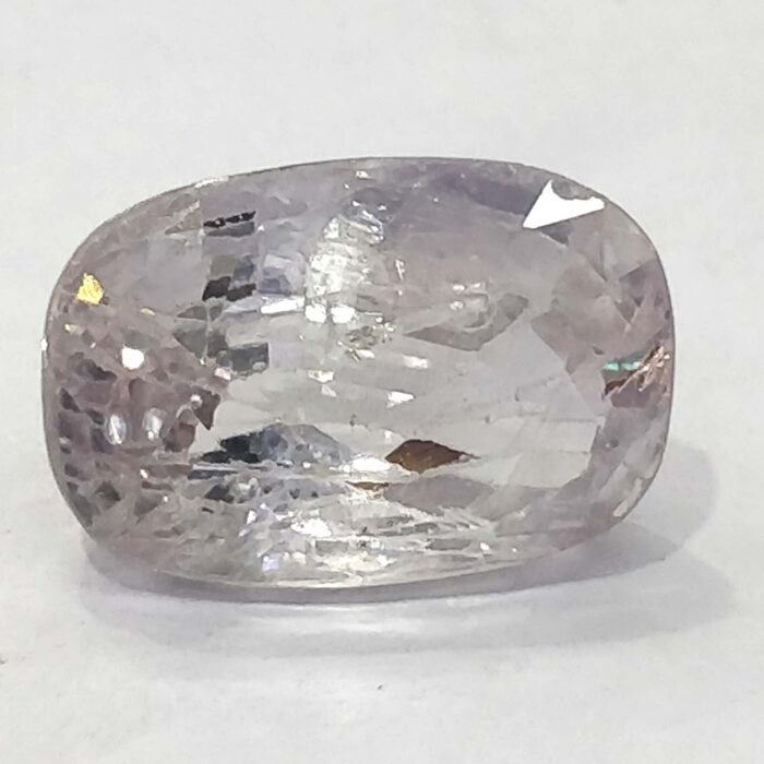 Ceylon Blue  Sapphire with Reddish Shade 6.00 ct / 6.66 Ratti   | Ceyloni Khooni Neelam with Certificate |  Oval Cut - Image 8