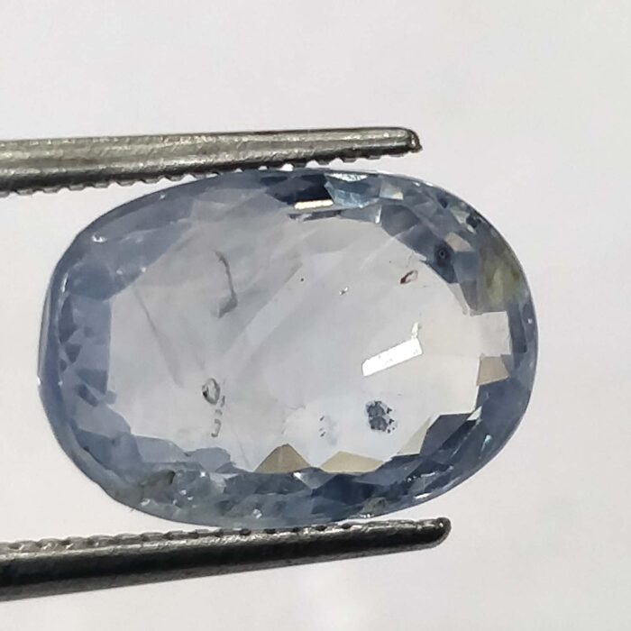 Ceylon Blue Sapphire 5.29 ct / 5.87 Ratti   | Ceyloni Neelam with Certificate |  Oval Cut - Image 2