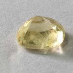 5.008 ct / 5.55 Ratti Ceylon Pukhraj  | Ceylon Yellow Sapphire with Certificate Cushion Cut | Shrilanka - Image 3