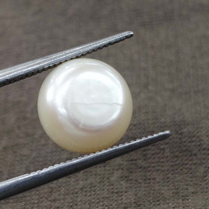 4.11ct Natural Pearl (Moti) Round Shape with Certificate | Best Quality Gemstones - Image 2