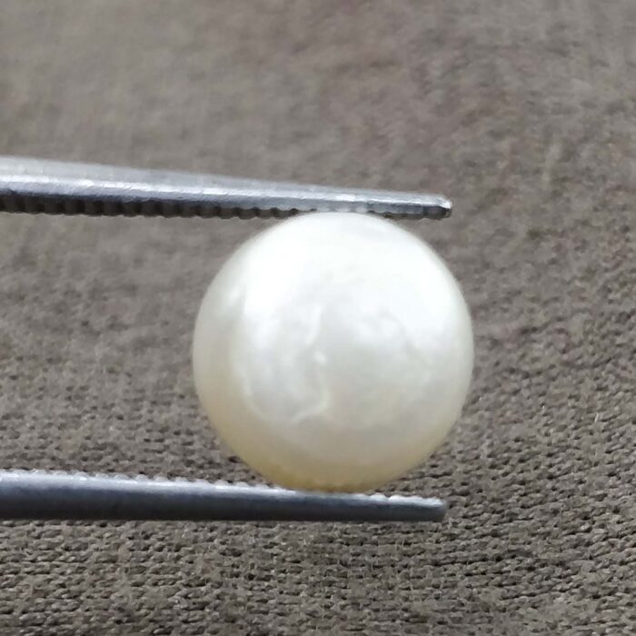 12.32ct Natural Pearl (Moti) Round Shape with Certificate | Best Quality Gemstones - Image 3