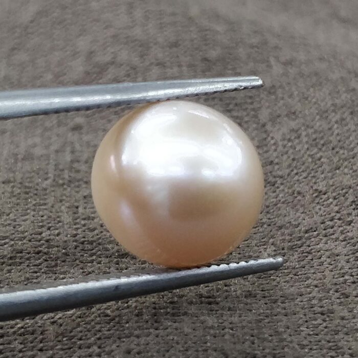 4.78ct Natural Pearl (Moti) Round Shape with Certificate | Best Quality Gemstones - Image 1