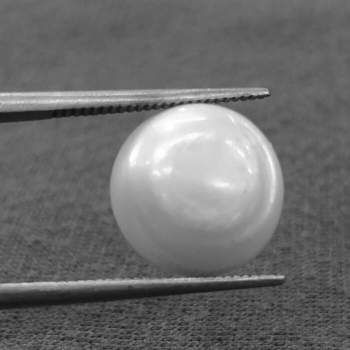 9.40ct Natural Pearl (Moti) Round Shape with Certificate | Best Quality Gemstones - Image 2