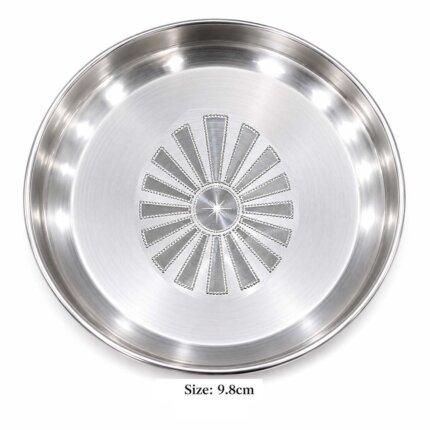 Brahma Kumaris Thali Cover Silver