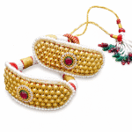 22K Hallmarked Gold Rajasthani Punchi – Traditional Beaded Bracelet (9.150 gm) | Sai Jewellers -SSJGRA13