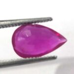 1.68 ct / 1.86 Ratti Manak  | Natural Ruby with Certificate Tilak Cut Shape - Image 2