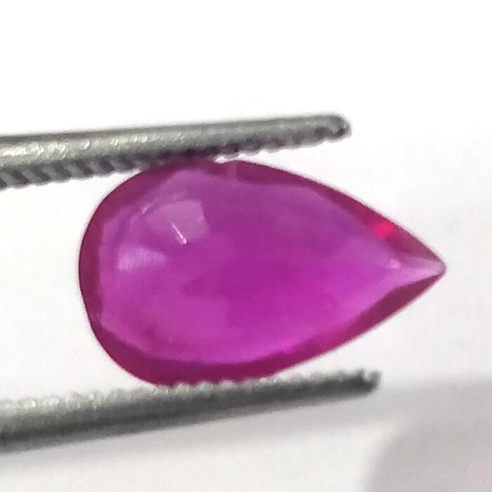 1.68 ct / 1.86 Ratti Manak  | Natural Ruby with Certificate Tilak Cut Shape - Image 2