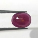3.80 ct / 4.22 Ratti Manak  | Natural Ruby with Certificate Oval Cut - Image 2