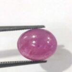 4.28 ct / 4.75 Ratti Manak  | Natural Ruby with Certificate Oval Cabochon Shape - Image 2