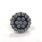 Oxidized 925 Sterling  Silver Women Ring Adjustable | Silver Rings | Gift for Girl Friend | Stone Studded - Image 2