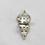 Oxidized 925 Sterling Silver Women Ring Adjustable | Silver Rings | Gift for Girl Friend | Red Stone Studded - Image 3