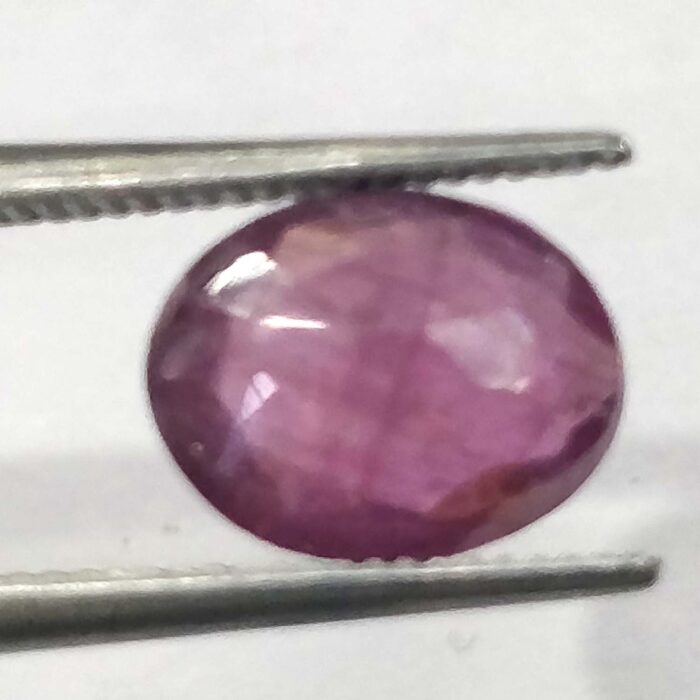 2.29 ct / 2.54 Ratti Manak  | Natural Ruby with Certificate Oval Cut - Image 2