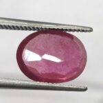 3.32 ct / 3.68 Ratti Manak  | Natural Ruby with Certificate Oval Cut - Image 2