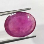 5.77 ct / 6.40 Ratti Manak  | Natural Ruby with Certificate Oval Cut - Image 2