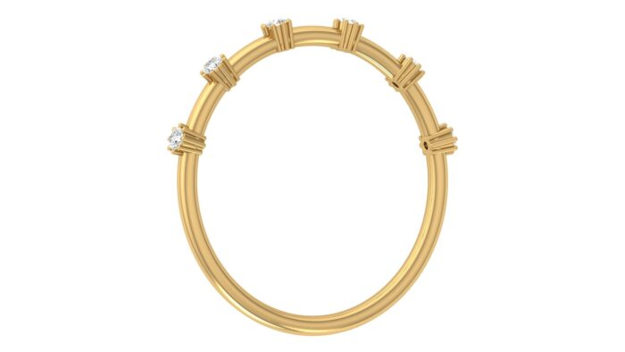 Wedding Bands Seventeen Diamond Ring-S14 - Image 3