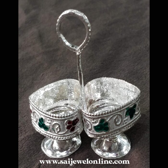 sd2 Silver Kanku Dani Tilak / Sindoor Diwali Collection - Image 1