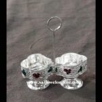 Silver Kanku Dani Tilak / Sindoor Diwali Collection