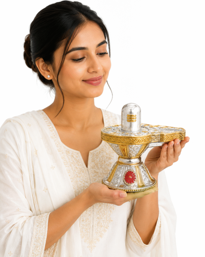 999 Purity Silver Shivling – Brahma Kumaris Baba Symbol (565 gm) | Sai Jewellers - Image 2