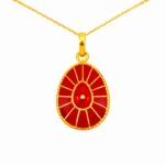 B.K Gold Baba Pendant-BKGP09