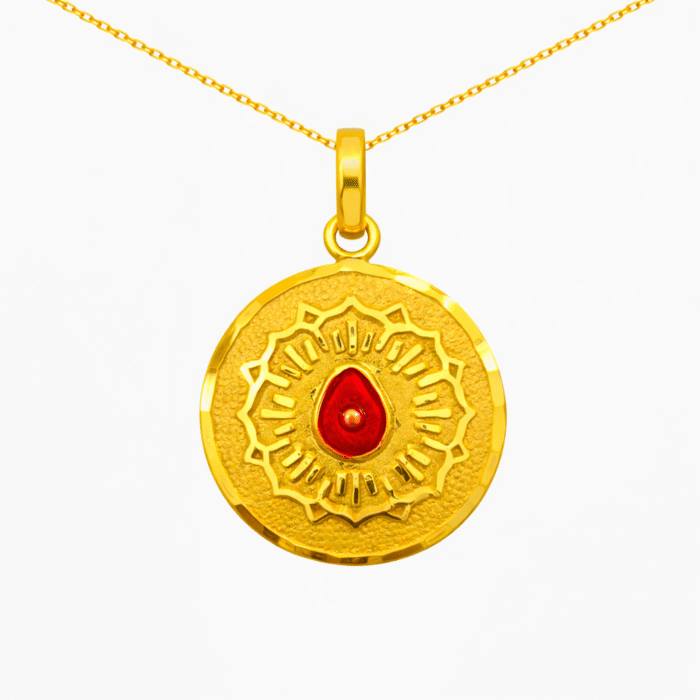 B.K Gold Baba Pendant-BKGP08 - Image 1