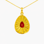 B.K Gold Baba Pendant-BKGP11