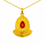 B.K Gold Baba Pendant-BKGP10
