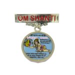 B.K Brahma Kumaris Badge in Silver (Small Size)-BKSB15