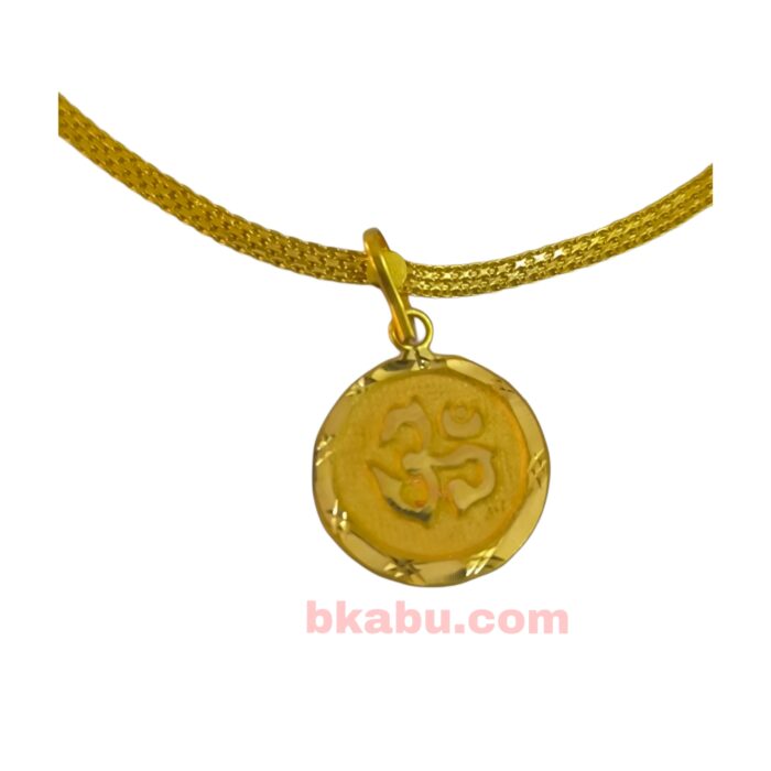 Picsart_25-01-26_12-49-10-742 Round OM Gold Pendant-GFP03 - Image 1