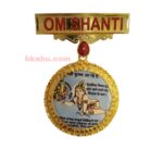 B.K Gold Baba Badge-BKGB15