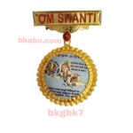 B.K Gold Baba Badge-BKGBK7