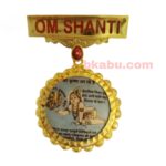 B.K Gold Baba Badge-BKGB20