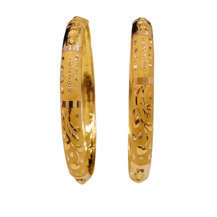 Picsart_25-01-27_08-30-28-752 Beautiful Light Weight Gold Bangles For Women-SSJGB05 - Image 1