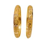 Beautiful Light Weight Gold Bangles For Women-SSJGB06