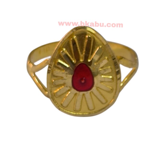 B.K Beautiful Baba Gold Ring-BKGR28 - Image 2