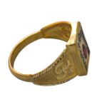 B.K Beautiful Baba Gold Ring-BKGR29 - Image 4
