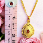 22K Gold Brahma Kumaris Pendant | 2.900gm Spiritual Jewellery