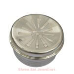 925 Hallmarked Silver Baba Bhog Box for Puja Offerings