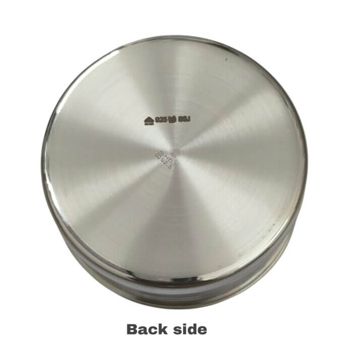 925 Hallmarked Silver Baba Bhog Box – Pure Sterling Silver Puja Offering Dabba - Image 2