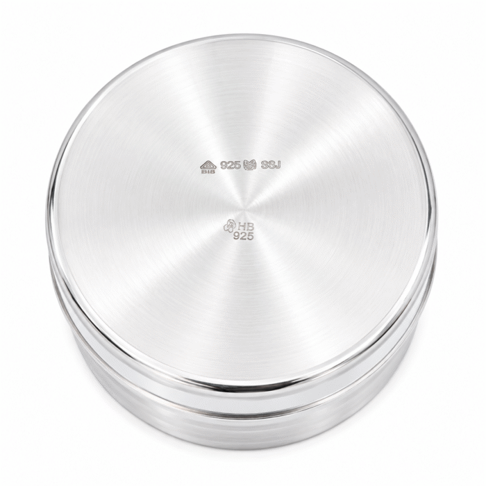925 Hallmarked Silver Box – Brahma Kumaris Symbol - Image 3