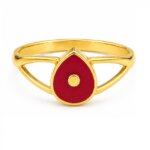 22K Gold Shiv Baba Spiritual Ring | Brahma Kumaris Inspired-BKGR33 - Image 4